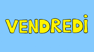 Gif animé Bon vendredi lapin